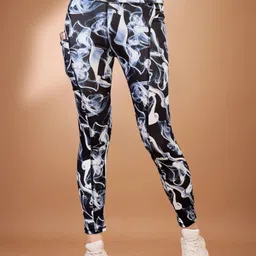 poojaran Printed Women Multicolor Tights-picture-25
