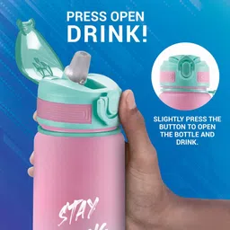 milton Gen'Z Water Bottle(Stay Strong) with Straw 1000 ml Shaker image 3