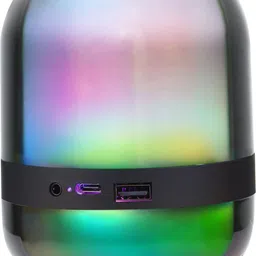 MZ M8 (PORTABLE BLUETOOTH SPEAKER) Dynamic Thunder Sound with 7 LED modes 8 W Bluetooth Speaker image 1
