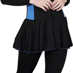 zium Full Body Ladies Swimsuit Padded Solid Women Swim-dress Black Swimsuit image 4