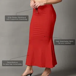 VAGMI STORE Fishcut Shapewear_90 Lycra Blend Petticoat image 5