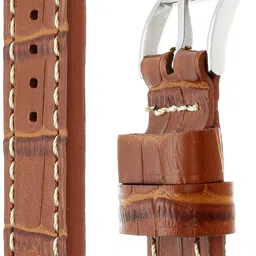 Titan 1001075024S/P 22 mm Genuine Leather Watch Strap image 3