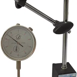 inditrust Dial Indicator Gauge 0-10mm/0.01mm Micrometer with Flexible Magnetic Stand Dial Indicator-picture-21