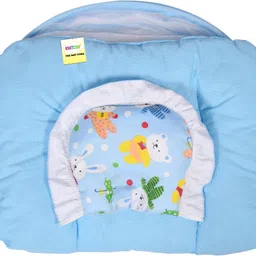 kwitchy New Born Baby Mosquito Net Bed with Cushioned Pillow portable crib image 5