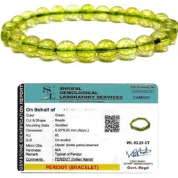 vibesle Stone, Peridot Beads, Crystal Charm Bracelet-picture-10