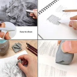 definite Artist 33 Pcs Sketching and Drawing Art Kit with Pencil Rolling Pouch Pencil image 4