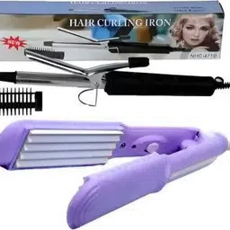 MARSELITE New Combo of Hair Curler & Hair Crimper Machine for Women Hair Rollers INOVA Personal Care Appliance Combo-image-81
