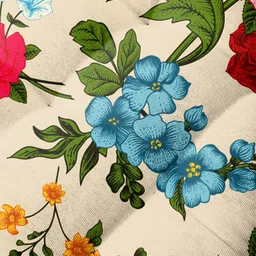 kioni Chair Pad Cushion For Indoor, Outdoor, Dining, Home, Office, 14x14 Inch Microfibre Floral Chair Pad Pack of 1 image 5