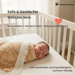 timmy & tammy Floral Crib Dohar for Mild Winter image 2