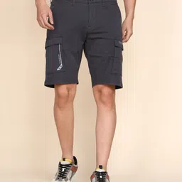 killer Solid Men Grey Cargo Shorts-picture-35