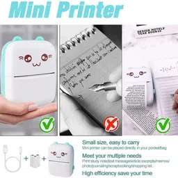 TECHEL Mini Pocket Printer for Student FFB19 Thermal printer-picture-21