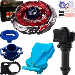 bladeking beys BB121 Wing Pegasis 90WF + 1 Way String Launcher (Right Spin) + Toy Storage Box-picture-22