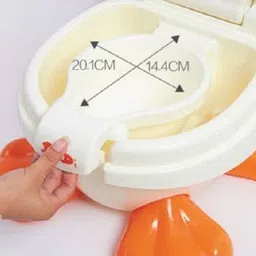 little funky Duck Potty Training Seat with Removable Bowl and Closable Cover Potty Box image 4
