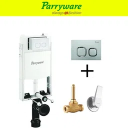 parryware Half Frame Concealed Cistern with Aqua concealed body upper part 060 Dual Flush Tank-picture-19