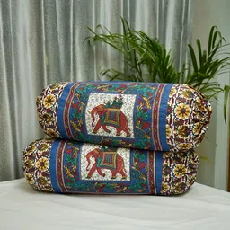 loom bliss Pure Cotton Animals Bolster Pack of 2-picture-43