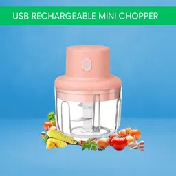 sacro Mini Rechargeable Chopper, Electric Chopper for Onion, Garlic and VegetableB35 Electric Vegetable & Fruit Chopper-picture-19