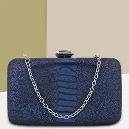 lino perros Party Blue Clutch image 3
