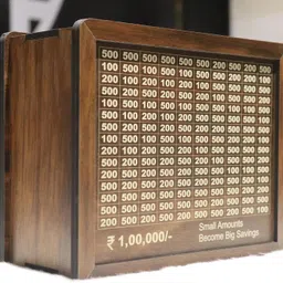 ikkubans Wooden Money Saving Box | Counting target money box | Coin box for saving Coin Bank-picture-19