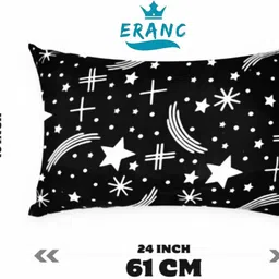 villagers Polyester Fibre Abstract Sleeping Pillow Pack of 2 image 3