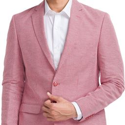 raymond Men Self Design Single Breasted Formal Blazer-picture-21