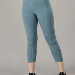 Solid Women Light Blue Tights-image-32