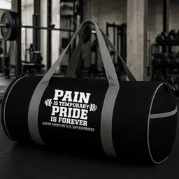 k.s enterprises 20 L Gym Duffel Bag - premium quality sports bag with separate shoe compartment water resistant - Grey image 2