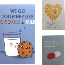 macro Set of 3 cute quote greeting cards Greeting Card-picture-23