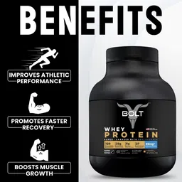bolt 100% Whey Protein | With SUPERFOOD PHYCOCYANIN | Whey Protein image 3