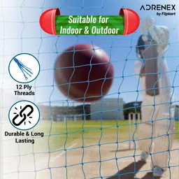 adrenex by flipkart 30 x 10 ft Nylon Cricket Net image 3
