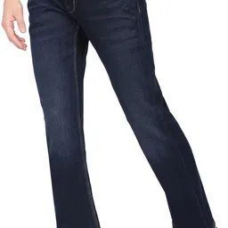 u.s. polo assn. denim co. Men Boot-Leg Mid Rise Blue Jeans image 1