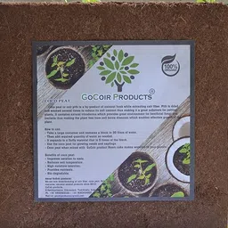 gocoir products Cocopeat powder Coir pith Soil for kitchen and terrace gardening. Manure image 2