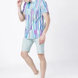 highlander Solid Men Green Regular Shorts image 5