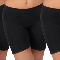 style look Solid Women Black Tights image 1