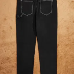 kotty Men Regular Low Rise Black Jeans image 3