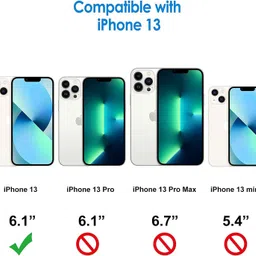 coverskart Luxury Leather Back Cover for Apple iPhone 13 image 3