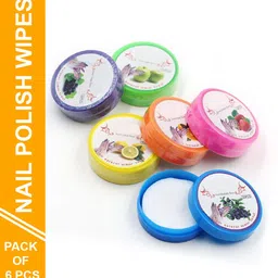 enkanto Nail Polish Remover | Tissue Pads | Wet Wipes with Slow Evaporation - Pack of 6 image 2