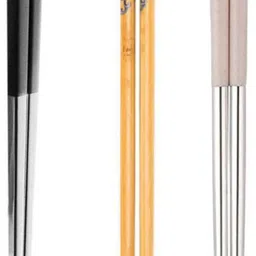 hichaki traders Eating, Cooking, Chewing, Decorative, Training Stainless Steel, Wooden Korean, Chinese, Japanese, Vietnamese Chopstick-picture-33