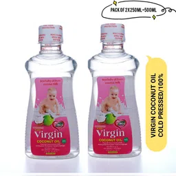 greennut Virgin Coconut oil Cold Pressed Pack of 2*250ML Hair Oil-picture-20