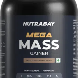 nutrabay Gold Mega Mass Weight Gainer Weight Gainers/Mass Gainers-picture-24