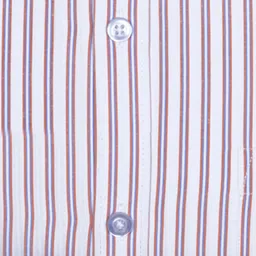 accox Men Regular Fit Striped Spread Collar Formal Shirt image 3