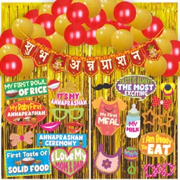 wobbox Annaprashan Props, Annaprashan Banner, Annaprashan Decoration Items(53) Photo Booth Board-picture-18