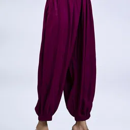 mirayya Solid Rayon Women Harem Pants image 4