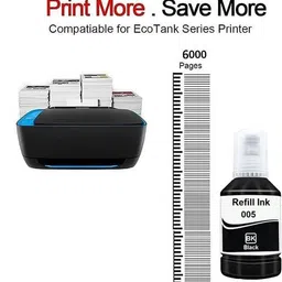 Gedi 005 Refill Ink for Epson M2140, M1100, M1120, M1140, M1170 and M3140 Printer Black Ink Bottle image 4