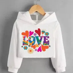 ssk traders Women Graphic Print Hooded Neck Polyester White T-Shirt-picture-32