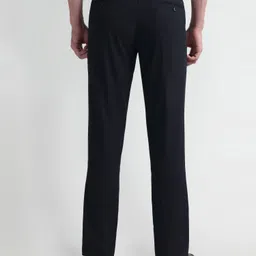 arrow Men Regular Fit Blue Polyester Trousers image 5