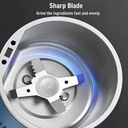 whizfix Multipurpose Stainless Steel Coffee & Spice Grinder – Electric Blade Grinder Mixer Juicer Jar image 3