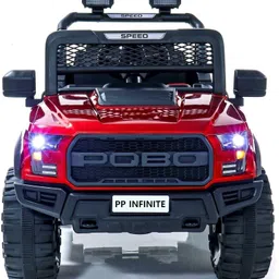pp infinite 4X4 Heavy Duty 12V Electric Ride On Jeep For Kids With Remote Control 1-7Yrs Jeep Battery Operated Ride On-picture-10
