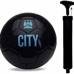 CITY BLACK FOOTBALL WITH PUMP AND NIDDLE Football - Size: 5-image-25