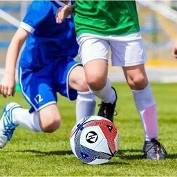 strive fit HI5 Football with Pump | Match Grade PVC Ball | Strong Grip | Outdoor & Indoor Football - Size: 5 image 5