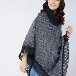 pivl Wool Blend Poncho-picture-23